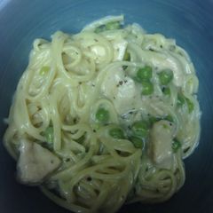 A picture of One Pot Chicken Pasta.