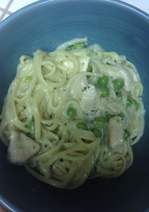 A picture of One Pot Chicken Pasta.
