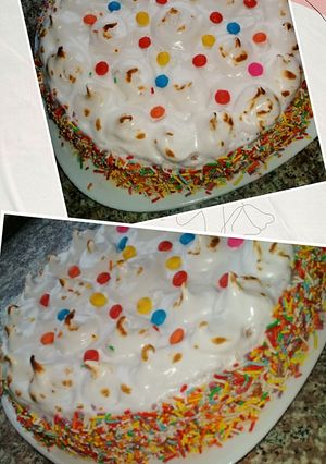 صورة لوصفة جينواز بالمورينغ cake