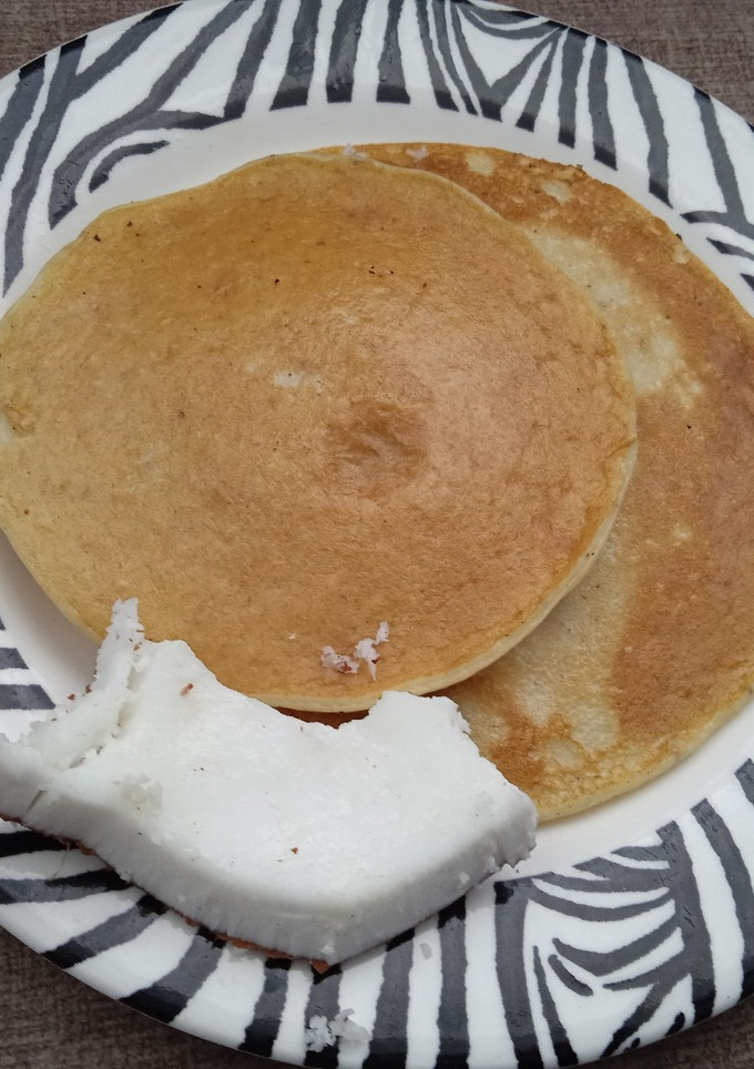 Una foto de Panquecas de coco
