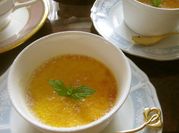 A picture of egg yolk custard