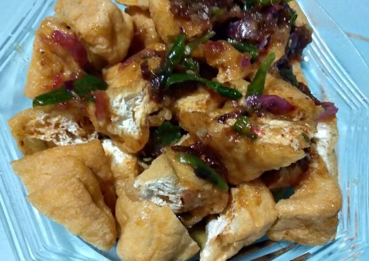 Tahu Gejrot (tidak pedas)