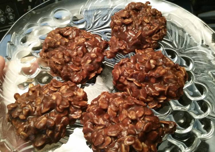 Chocolate No - Bake Cookies