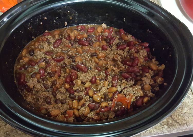 Recipe of Super Quick Homemade Crockpot Chili