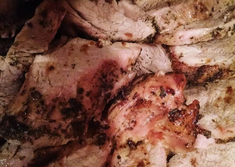 Recipe of Homemade Herb Roasted Pork Tenderloin