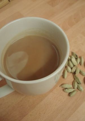 A picture of Cardamon Tea ~ Indian Chai.