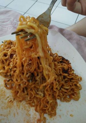 Foto resep Samyang mozarella