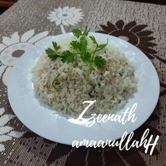 A picture of Baghare Chawal or Leftover Tempered Rice.