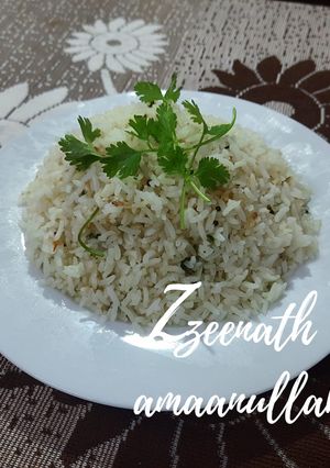 A picture of Baghare Chawal or Leftover Tempered Rice.