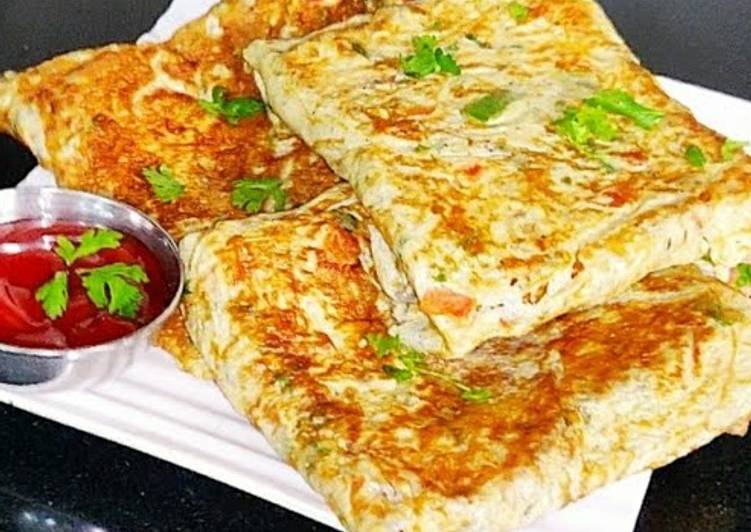 Recipe of Any-night-of-the-week Easy egg breakfast recipe BREAD OMELETTE