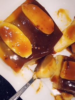 صورة لوصفة تحلية كراميل وموز