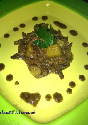 Foto resep Kentang Sapi Lada Hitam