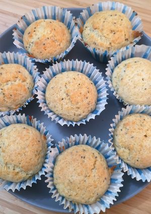 Foto resep Chia seed lemon muffin