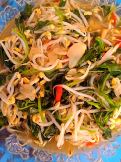 Foto resep Tumis toge bayam