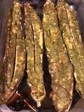 Aubergines chinoises au pesto de cresson maison