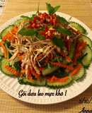 Gỏi dưa leo mực khô !