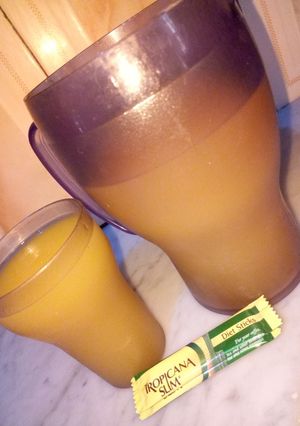 A picture of Pawpaw n ginger drink.