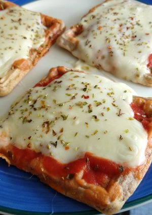 Una foto de Wafles pizza