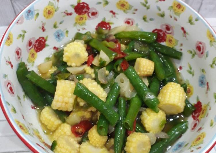Resep Oseng kacang panjang jagung muda, Sempurna