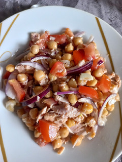 Une photo de Salade de pois chiches