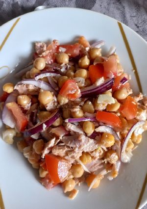 Une photo de Salade de pois chiches