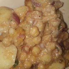 A picture of Chana chaat.