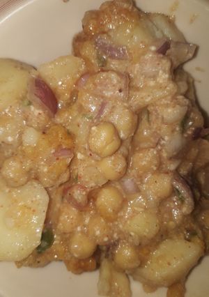 A picture of Chana chaat.