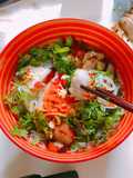 Vietnamese Grilled Pork Noodle Bowl (Bún trộn thịt nướng)