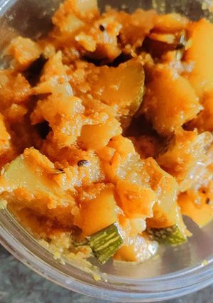 कद्दू की सब्जी(kaddu ki sabzi recipe in hindi) रेसिपी मुख्य फोटो
