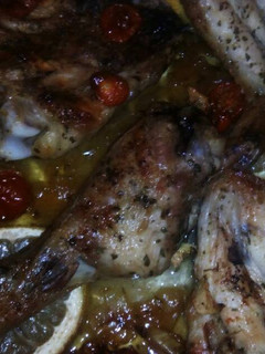 Una foto de Pollo al horno (limón y ajito)