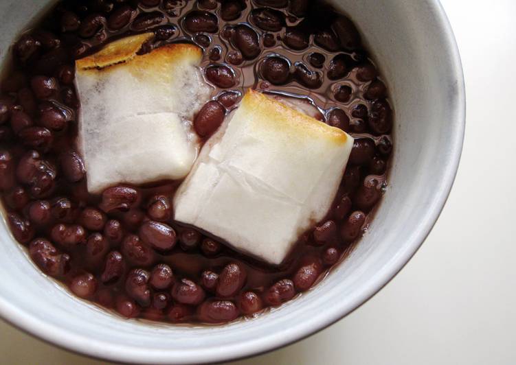 Recipe of Super Quick Homemade Zenzai (Sweet Azuki Soup)