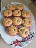 Muffin de naranja con almendra
