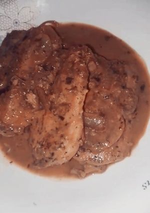 Una foto de Cerdo Borrachito (cerdo en salsa de whiskey)