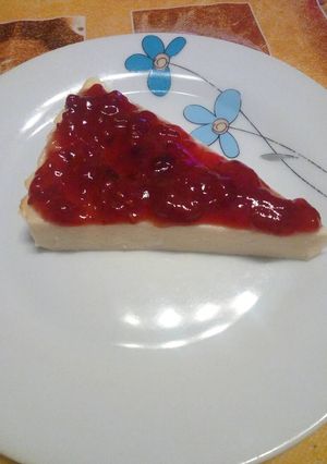 Foto principal de Tarta de queso con mermelada de frutos del bosque
