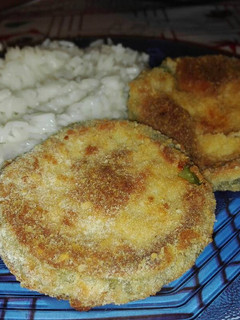 Una foto de Milanesas de zapallito al horno