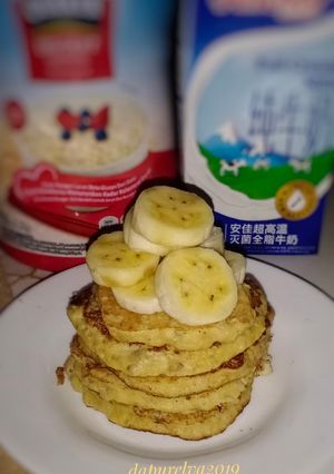 Foto resep Pancake Oatmeal Pisang (Non Tepung)