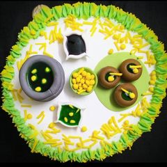 A picture of Pani Puri Theam Cake.