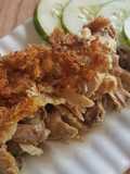 Steamed Garlic Chicken With Fried Ginger Sprinkle