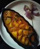 Shalgam (turnip)curry in kashmiri style