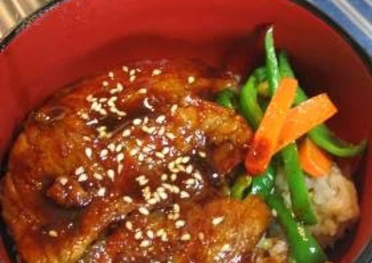 Recipe of Quick Korean-Style Pork Belly Rice Bowl (with Gochujang)