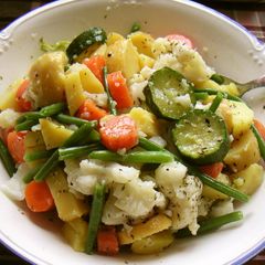 Hearty Vegetable Italian Salad A picture of Hearty Vegetable Italian Salad.