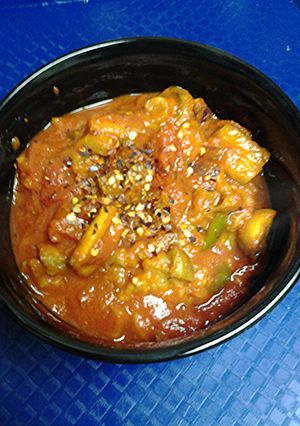 A picture of Vegetarian chili.