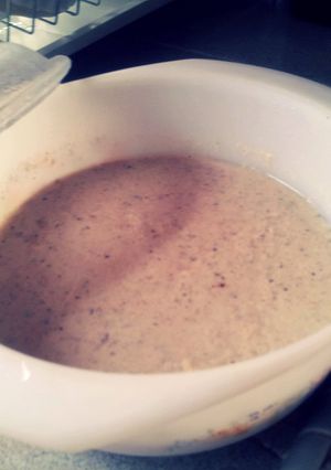 A picture of Homemade Creamy Mushroom Soup.
