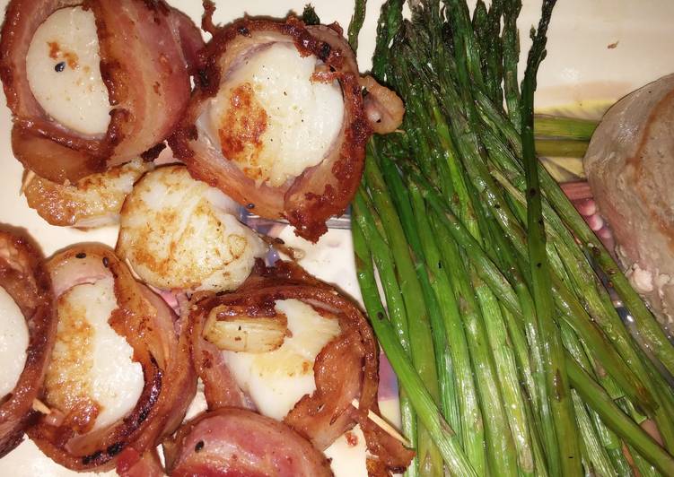 Recipe of Award-winning Bacon wrapped scallops