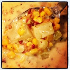 A picture of Corn Chowder.