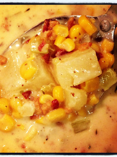 A picture of Corn Chowder.