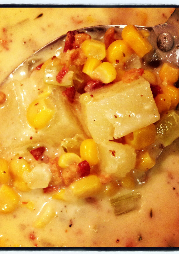 A picture of Corn Chowder.