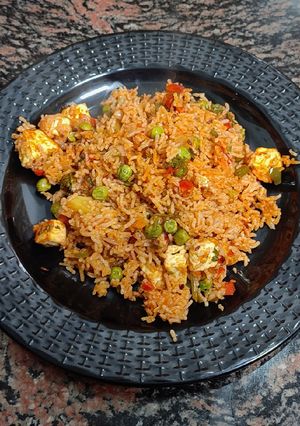 A picture of Paneer Tahri 📌.