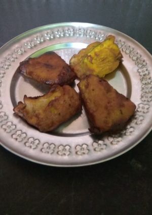A picture of Crispy Brinjal Fritters.