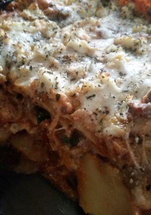 A picture of Healthier Lasagna.